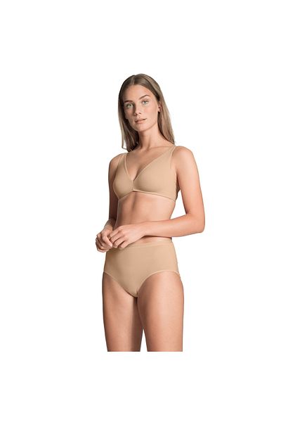 Calida Damen Slip, 2er Pack - Natural Comfort, High Waist, Natürlicher Glanz, Single Jersey