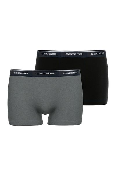 Ceceba Herren Shorts - Boxershorts, Pants, Basic, Cotton Stretch, einfarbig