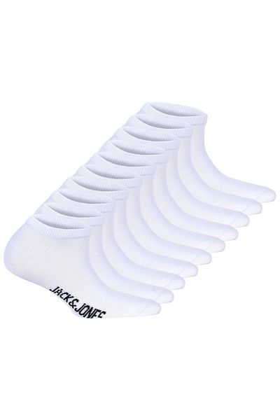 Jack & Jones JACK&JONES Kinder Sneakersocken, 10er Pack - JACDONGO SOCKS, Baumwollmischung, einfarbig