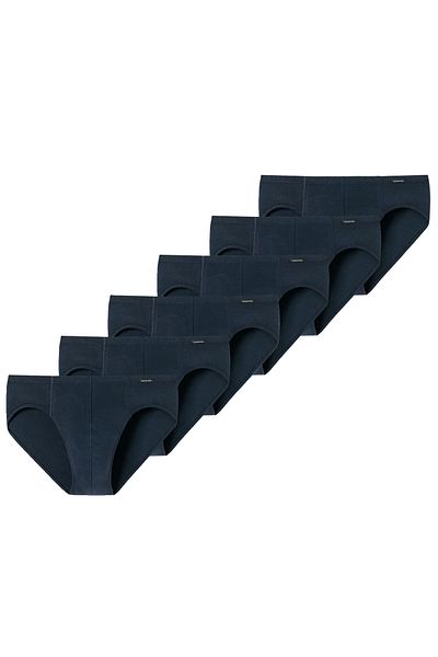 Schiesser Herren Slip 6er Pack - Supermini, Rio-Slip, Essentials, Cotton Stretch
