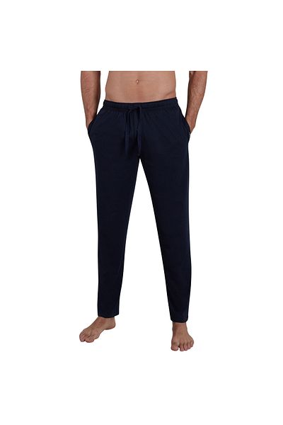 Götzburg GÖTZBURG Herren Pyjamahose - lang, Nachtwäsche, Hose, Baumwolle, Bund, einfarbig