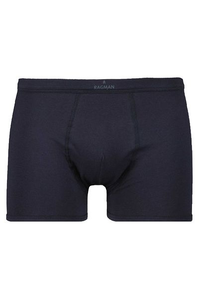Ragman Herren Boxershorts, 4er Pack - Unterwäsche, Unterhose, Baumwollmischung, Logo, einfarbig