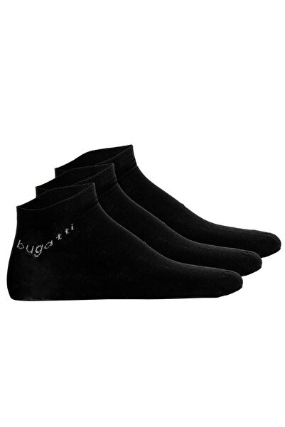 BUGATTI Herren Sneakersocken 3er Pack - Socks Soft Cotton Uni Basic