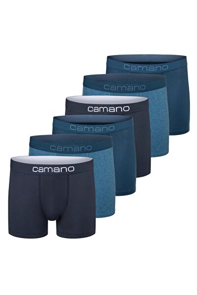 camano Herren Boxershorts, 6er Pack - Comfort BCI Cotton, Unterhosen, Stretch...