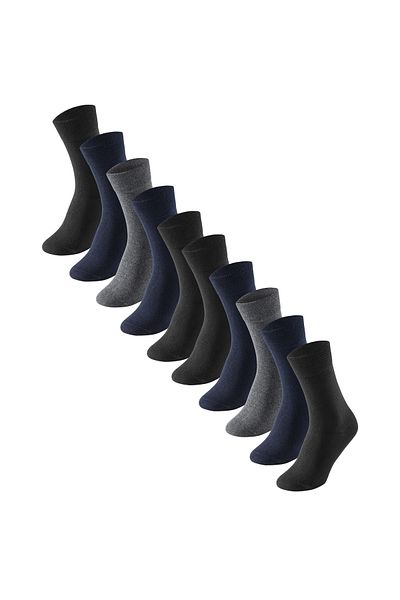 Schiesser Herren Socken - Bluebird, 10er Pack, Baumwollmix