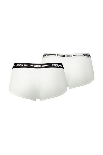Puma Damen Mini Shorts - Iconic, Soft Cotton Modal Stretch, 4er Pack