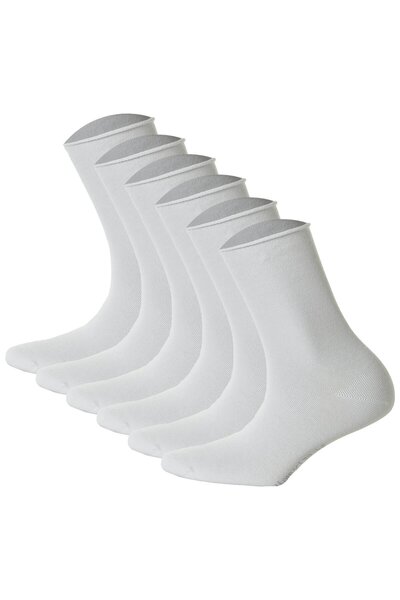 Hudson 6 Paar Damen Socken - Only 6-Pack, Strumpf, Rollrand, Einfarbig