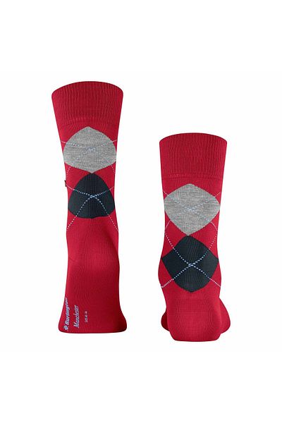 Burlington Herren Socken - Manchester, Rautenmuster, Bio-Baumwolle