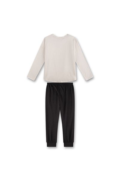 Sanetta Mädchen Schlafanzug, 2-tlg. Set - lang, Pyjama, Baumwolle, Motiv