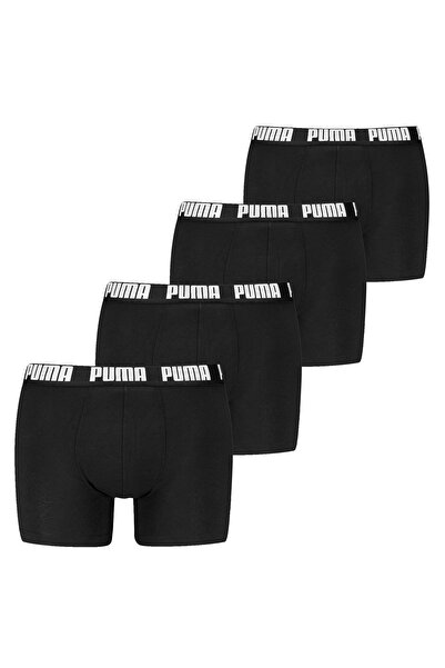 Puma Herren Boxer Shorts, 4er Pack - Basic Boxer ECOM, Cotton Stretch, Everyday