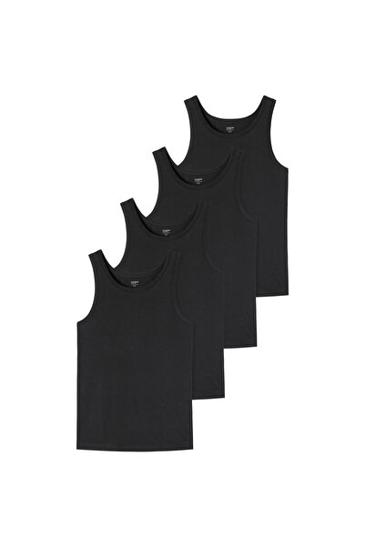 uncover by Schiesser Herren Unterhemd 4er Pack - Serie "Uncover", Rundhals