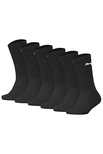 Puma Kinder Socken, 6er Pack - Sport Junior, Frottee-Sohle, Rippbündchen, Logo