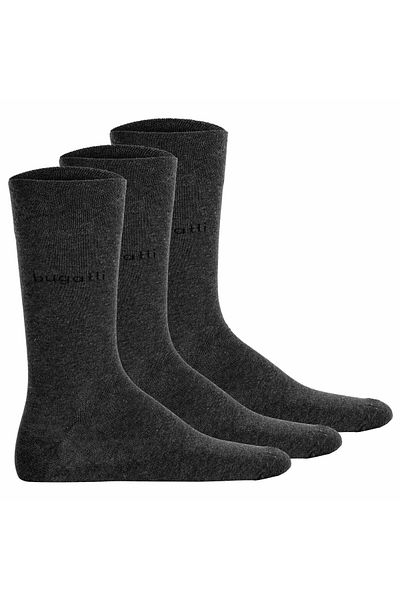 BUGATTI Herren Socken, 3er Pack - Socks Soft Cotton Uni Basic