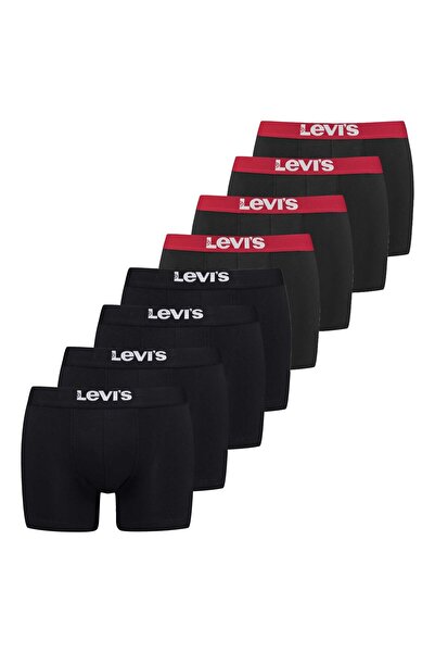 Levi's Herren Boxershorts, 8er Pack - Solid Basic Boxer Brief ECOM, Organic