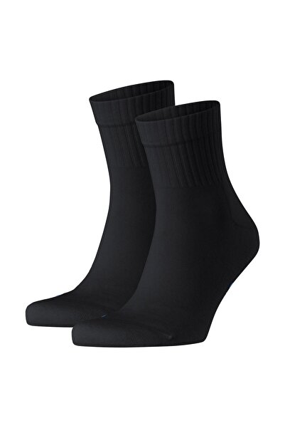 FALKE Unisex Socken 2er Pack - Kurzsocken, Baumwollmischung, Run Rib, Bündche...