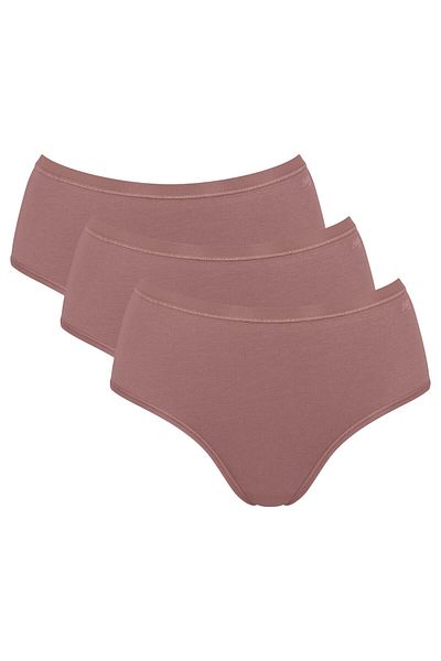 SLOGGI Damen Slips, 3er Pack - GO Daily Cotton Midi 3P, Unterhose, Stretch-Baumwolle