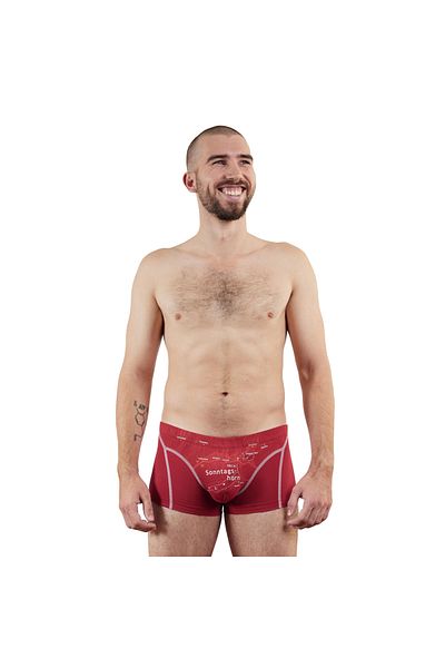 EIN SCHÖNER FLECK ERDE Herren Boxershorts - Shorts, Print, Bio-Baumwolle