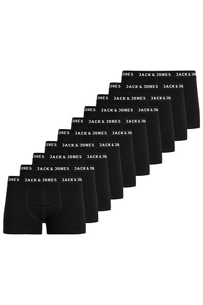 Jack & Jones JACK&JONES Jungen Boxershorts, 10er Pack - JACHUEY TRUNKS, Baumwoll-Stretch, Logobund