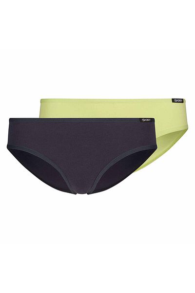 Skiny Mädchen Slip, 2er Pack - Rio-Slip, Bikini Briefs, Unterhose, Cotton Stretch