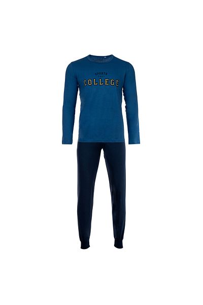 Sanetta Jungen Schlafanzug Set 2-tlg. - lang, Bündchen, Pyjama, Kinder, Teens, Baumwolle