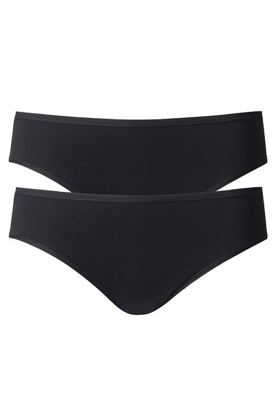 Calida Damen Slips, 2er Pack - Benefit Women, Jersey, einfarbig