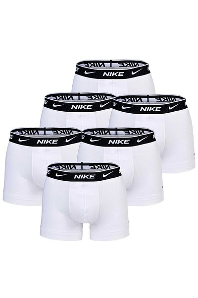 Nike Herren Boxer Shorts, 6er Pack - Trunks, Logobund, Cotton Stretch