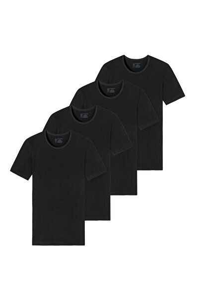 Schiesser Herren T-Shirt 4er Pack - Serie "95/5", Rundhals, S-XXL