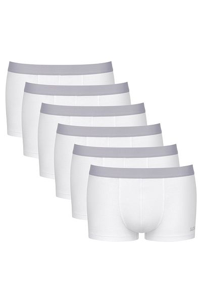 SLOGGI Herren Boxershorts, 6er Pack - Hipster, GO ABC 2.0, Baumwolle,  einfarbig