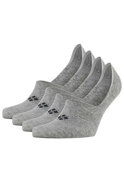 Burlington 4er Pack Herren Füßlinge - Everyday IN, Anti-Rutsch-Absatz, einfarbig