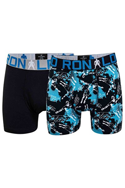 Cristiano Ronaldo CR7 CR7 Jungen Boxershorts, 2er Pack - Trunks, Cotton Stret...