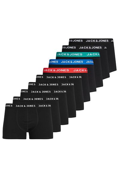 Jack & Jones JACK&JONES Herren Boxer Shorts, 10er Pack - JACHUEY TRUNKS, Baumwoll-Stretch