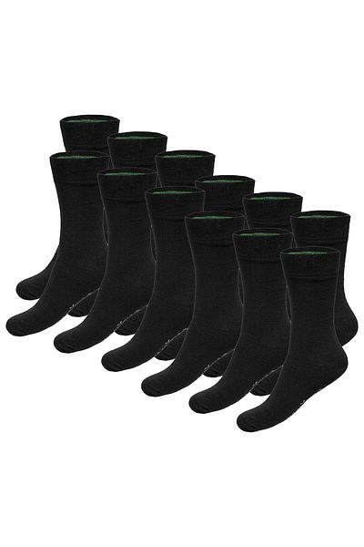 Bamboo Basics Unisex Socken, 12er Pack - BEAU Anklet Socks, Kurzsocken, einfarbig