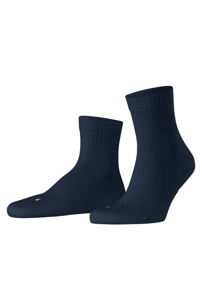 FALKE Unisex Socken – Kurzsocken, Baumwollmischung, Run Rib, Bündchen, einfarbig