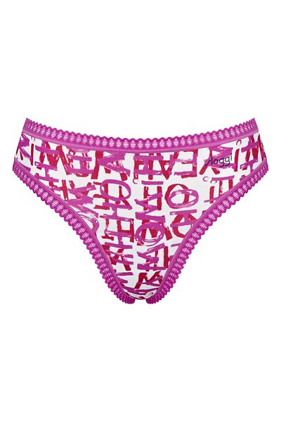 SLOGGI Damen Slips, 3er Pack - GO Crush High Leg C3P, Unterhose, Stretch-Baumwolle