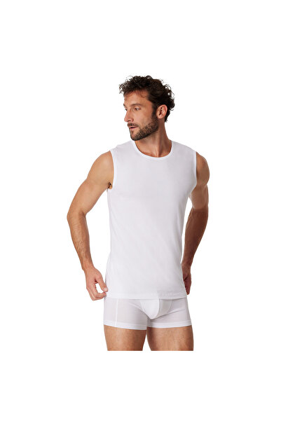 Schiesser Herren Unterhemd 4er Pack - Serie "95/5", Tanktop, Rundhals, S-4XL