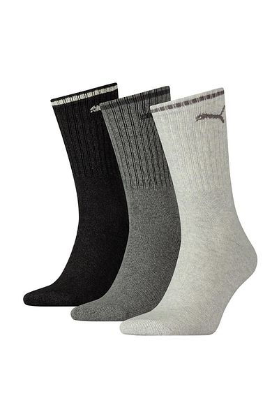 Puma Unisex Sport-Socken, 6er Pack - Sport Crew Stripe, Tennissocken, Streifen