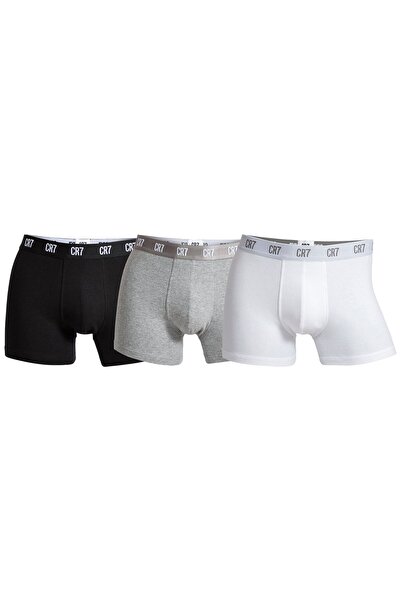 Cristiano Ronaldo CR7 CR7 Herren Boxer Shorts, 3er Pack - Trunks, Organic Cot...