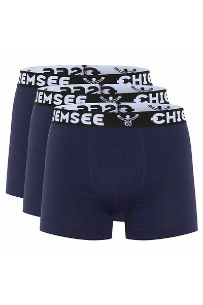 Chiemsee Herren Boxershorts, 3er Pack - Shorts, Logobund, einfarbig