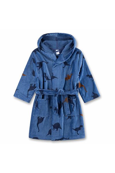 Sanetta Jungen Bademantel - Kids, Bademode, Baumwolle, Kapuze, Taschen, Motiv