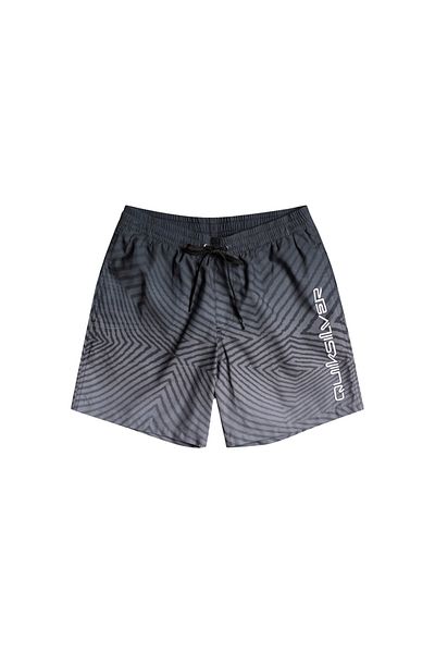 Quiksilver شورت رجالي للكرة الطائرة بشعار مشوه 17 M Jamv أسود للرجال للكرة الطائرة قصير Eqyjv04000