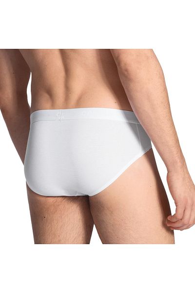 Calida Herren Slip, 6er Pack - Natural Benefit, Elastikbund, Single Jersey