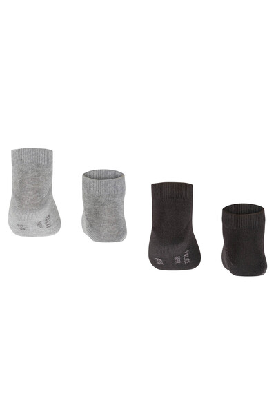 FALKE Kinder Sneakersocken, 2er Pack - Happy, Kurzsocken, einfarbig