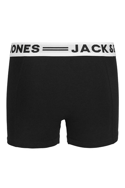 Jack & Jones JACK&JONES Jungen Boxershorts, 3er Pack - SENSE TRUNKS, Baumwoll-Stretch, Logobund