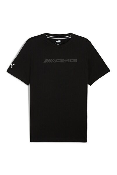 Puma Herren T-Shirt - AMG Logo Tee, Motorsport, Kurzarm, Logo-Print, Baumwolle