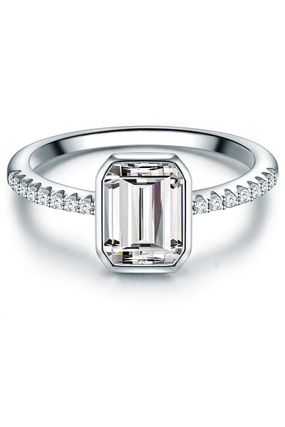 Trilani Silberring Ring Sterling Silber Zirkonia weiß