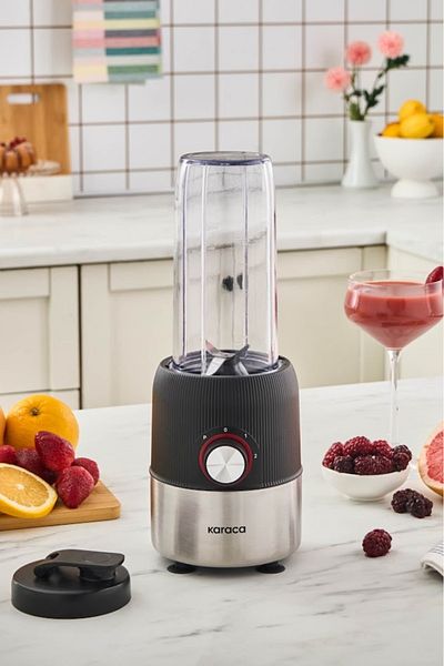 Karaca Inox Personal Smoothie Blender Blackblend & Rush