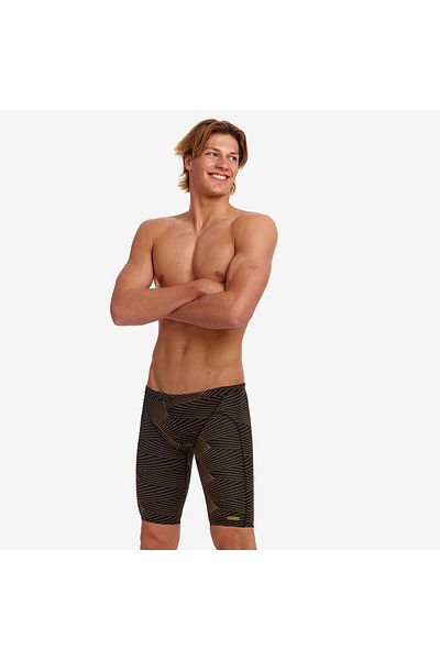 Funky Trunks Gold Weaver Jammer Swimsuit for Men