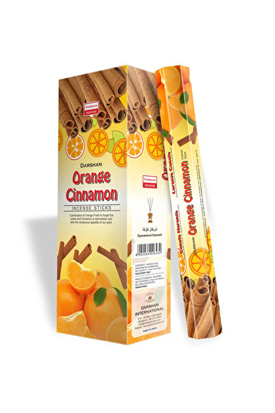 OrdoVeni Portakal Ve Tarçın Kokulu 1 Kutu Çubuk Tütsü 20 Adet & Oda Kokusu