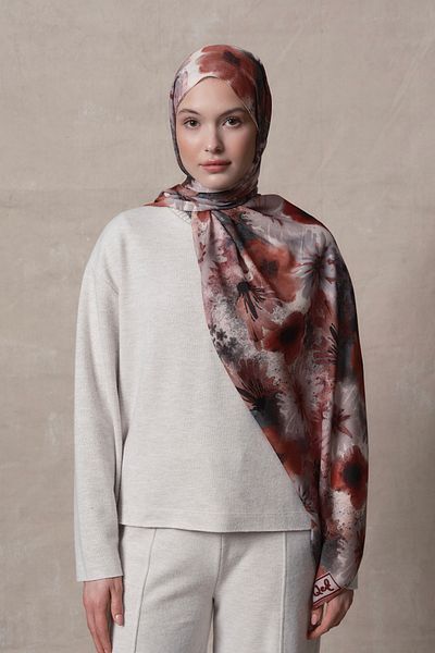 Qef Shawl Marbled Modal Brush