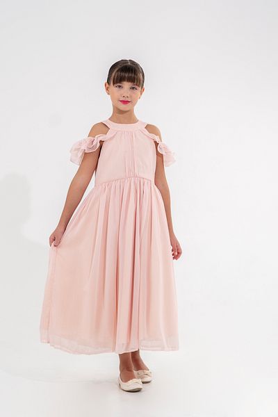 Eray Kids Μακρύ βραδινό φόρεμα από σιφόν για κορίτσια
